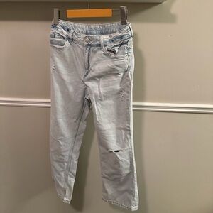 H&M Baggy Light Wash Distressed Jeans – US 12